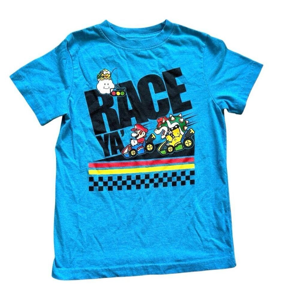BrandβNew Super Mario Bros Mario Kart Race Ya Graphic Tee Shirt - Sz XS